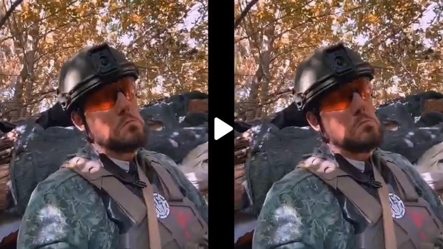 Nikitin in Ucraina con indosso il marchio White Rex