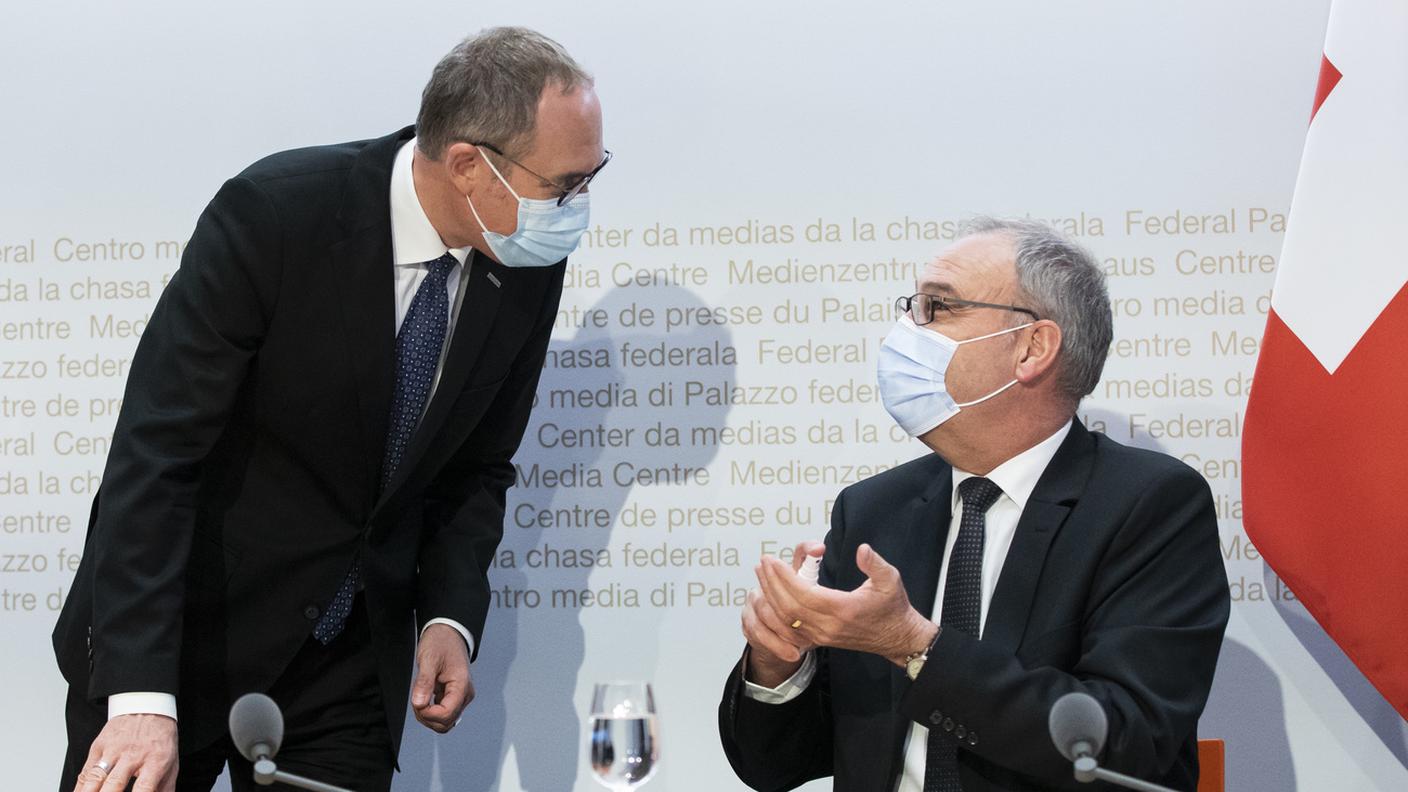 Dialogo in tempi pandemici tra Christian Rathgeb e Guy Parmelin