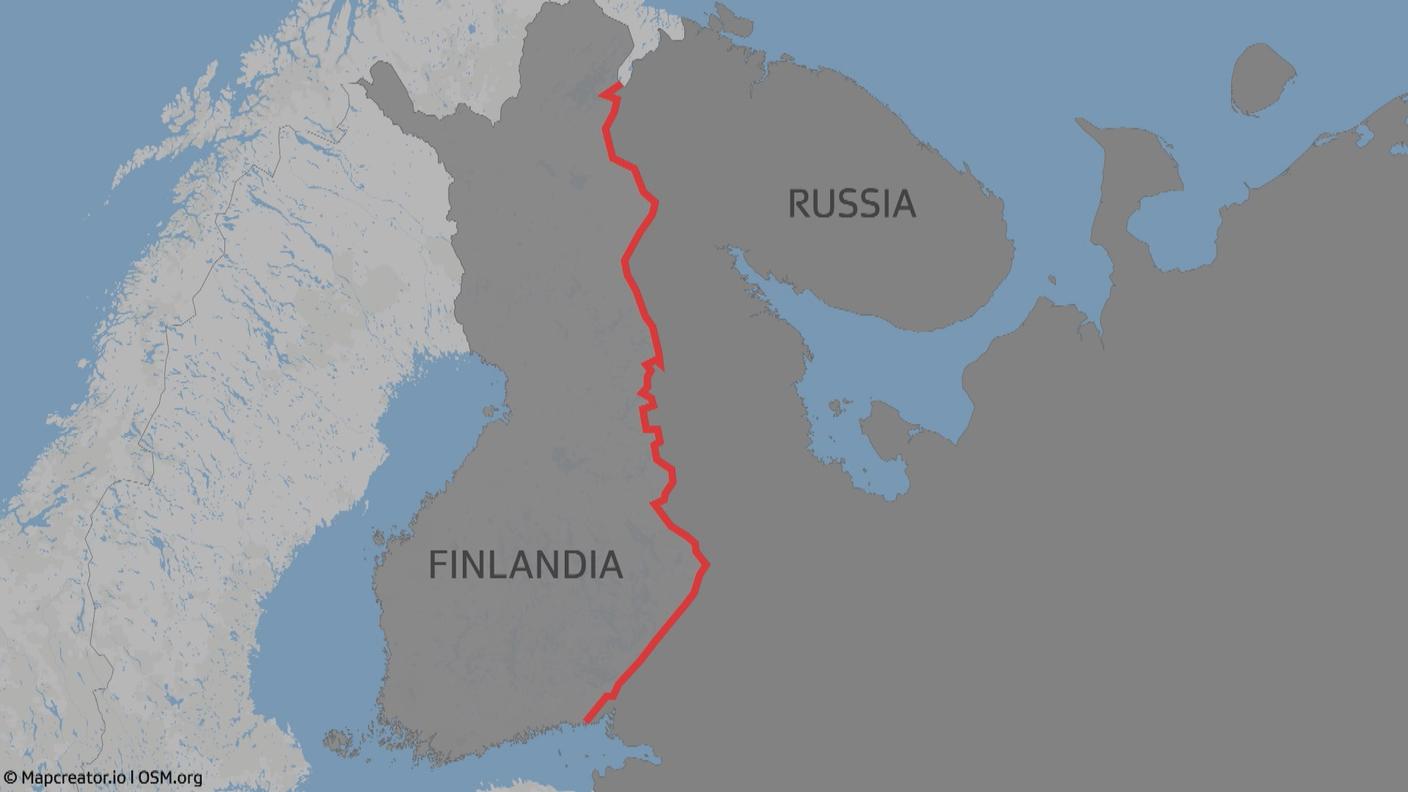 La Finlandia condivide con la Russia 1'340 chilometri di confine