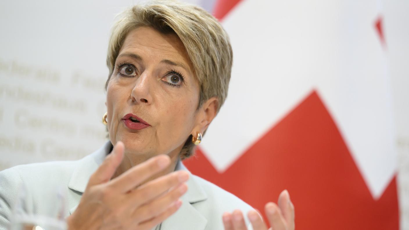 La consigliera federale Karin Keller-Sutter