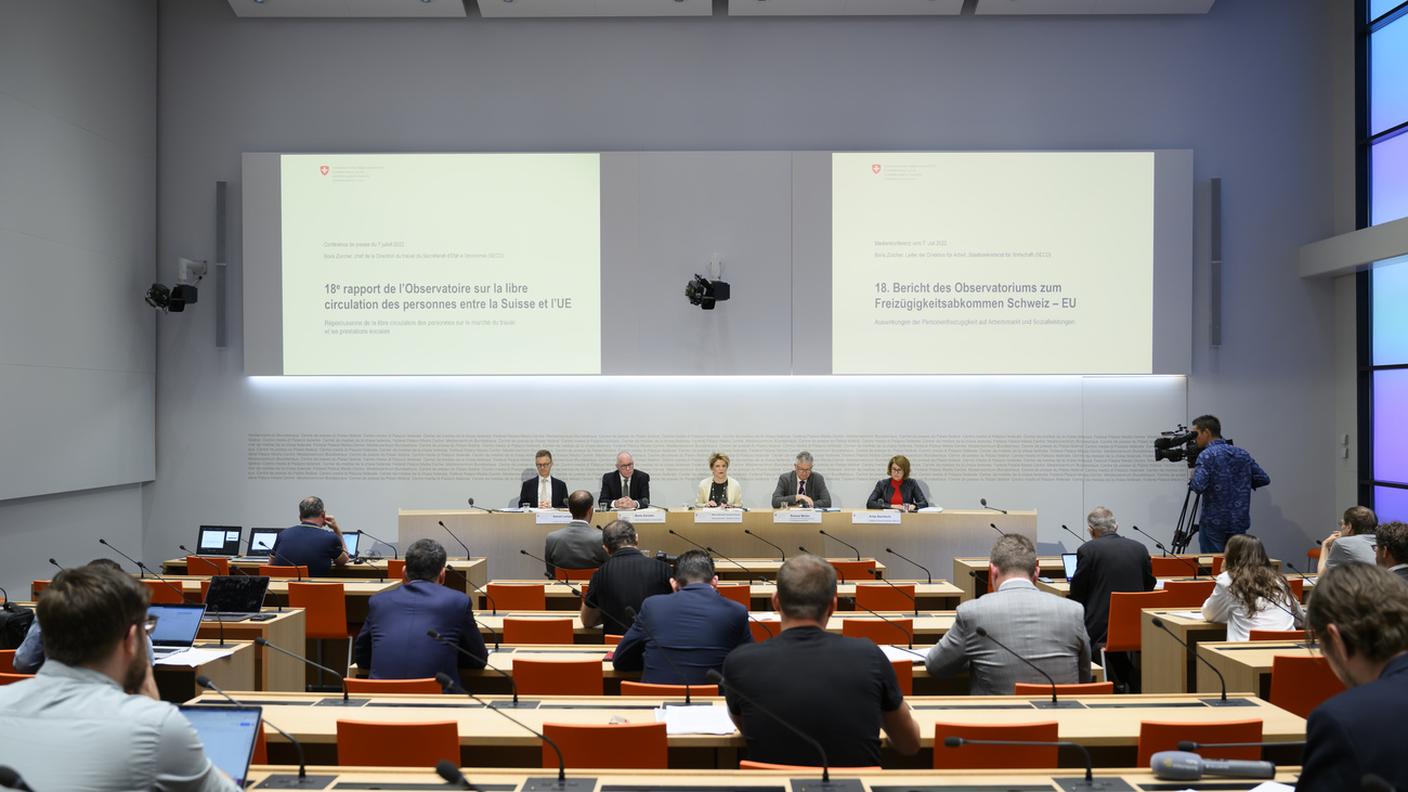 La conferenza stampa della SECO
