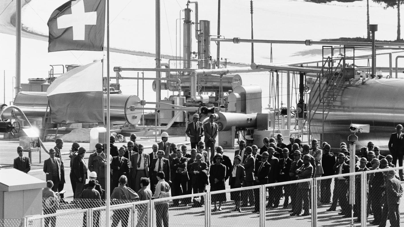 Nel 1985 a Finsterwald si festeggiava l'avvio dell'estrazione di gas. Nel 1994 l'impianto è stato chiuso dopo aver generato 27 milioni di franchi di perdite