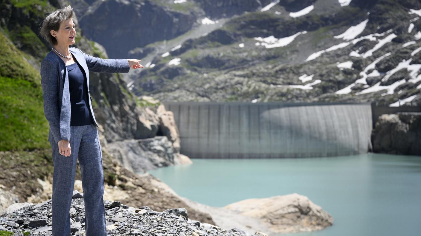 La consigliera federale Simonetta Sommaruga torna sul tema della penuria energetica
