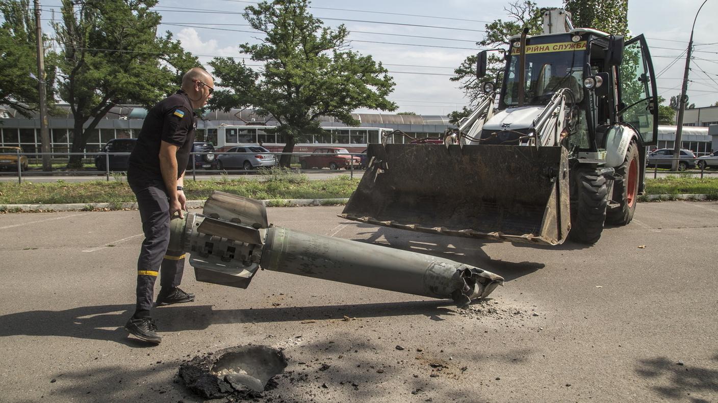 Un missile caduto su Mykolaiv