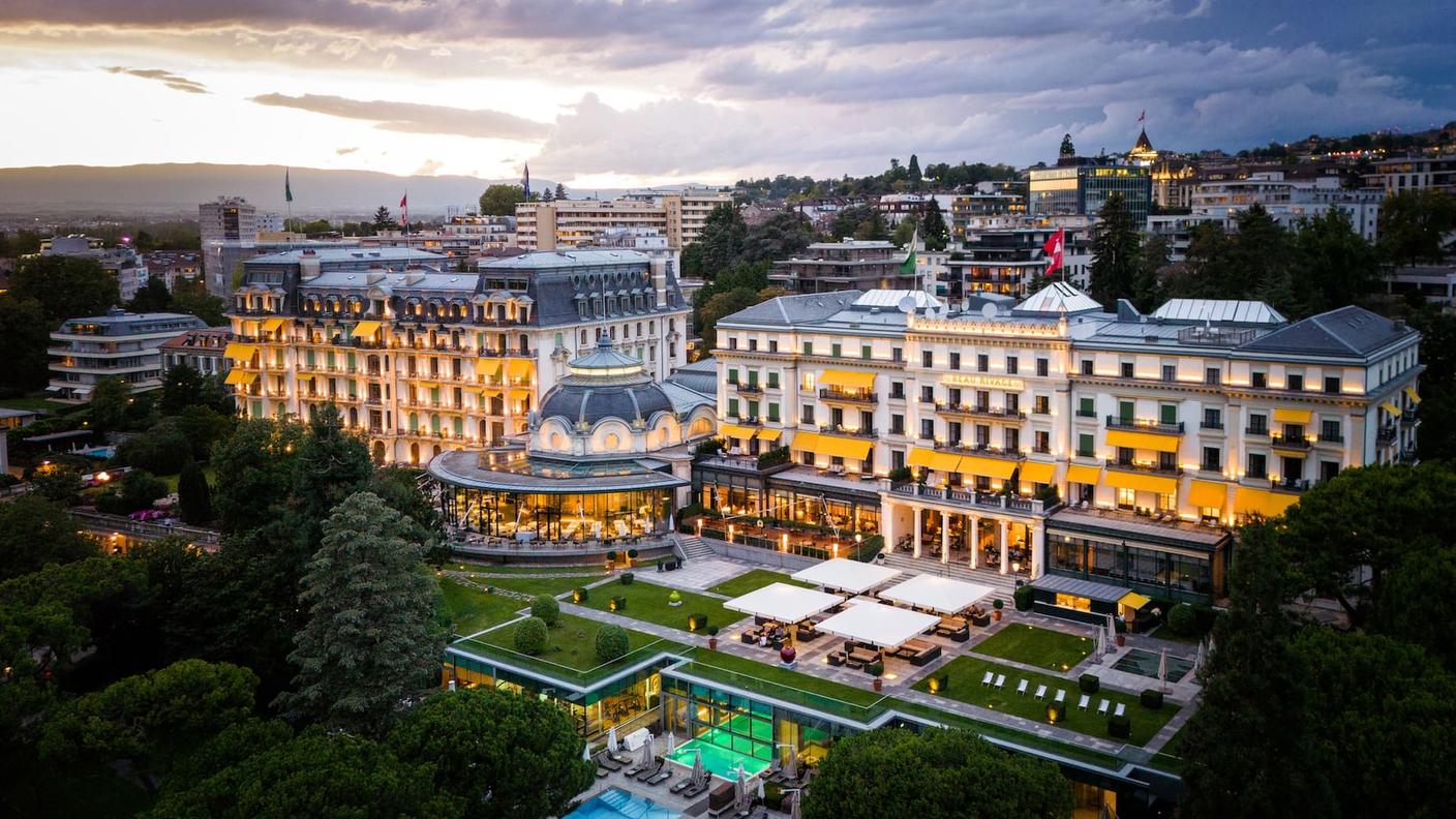 Il Beau-Rivage Palace, vincitore dell'ambito premio