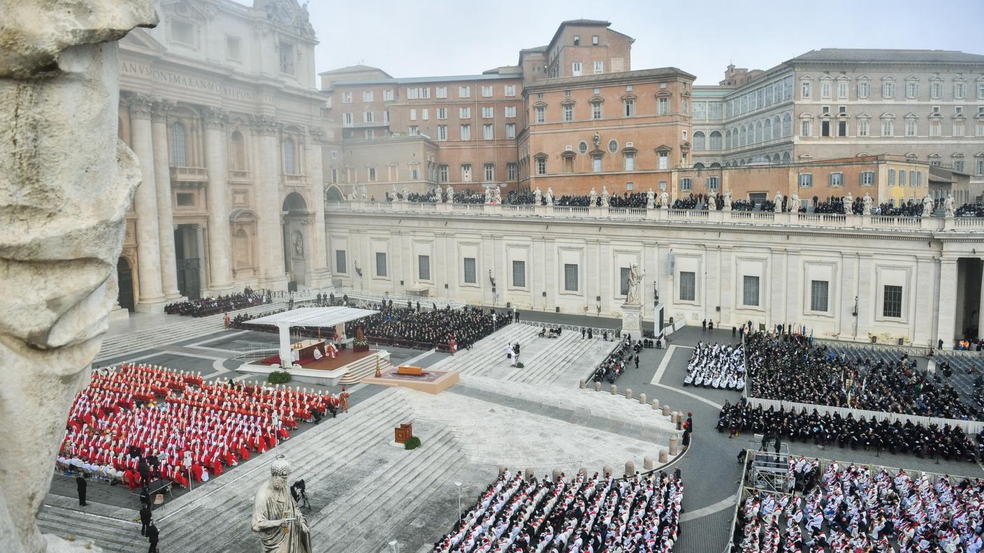 I funerali in Piazza San Pietro