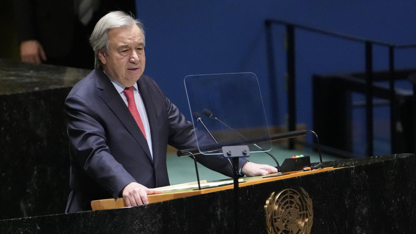 Il segretario generale ONU Antonio Guterres