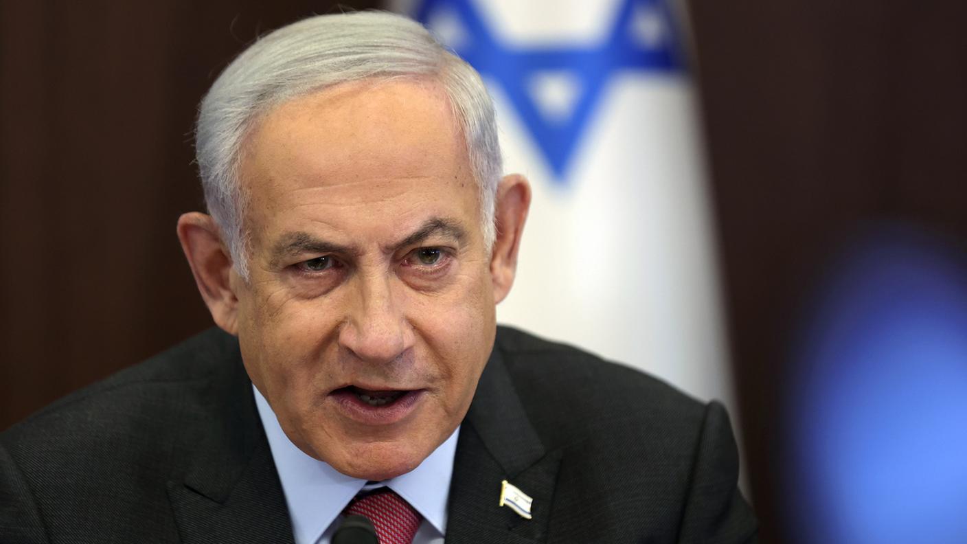 Il premier isrealiano Benjamin Netanyahu
