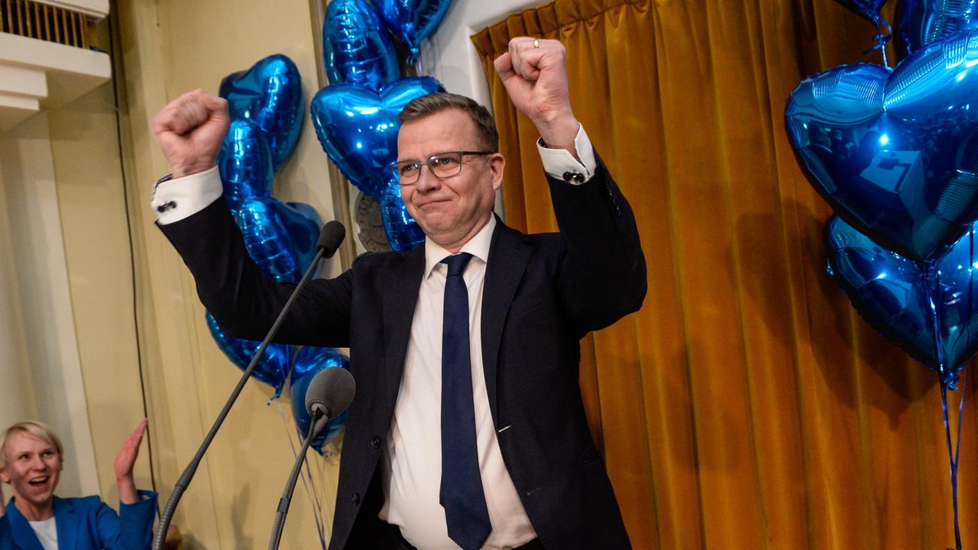 Il leader del partito "Coalizione Nazionale", Petteri Orpo, uscito vincitore dalle elezioni in Finlandia