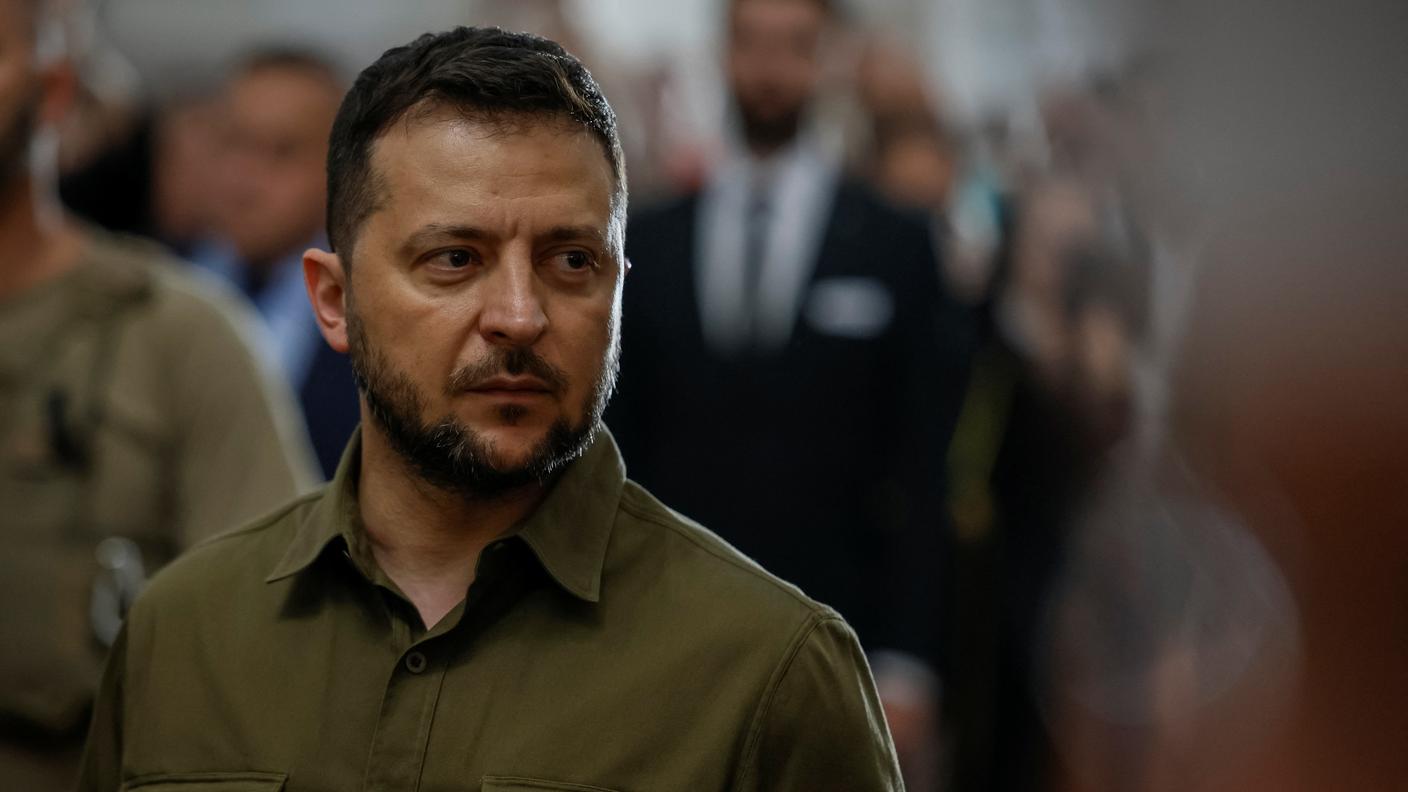 Il presidente ucraino Volodymyr Zelensky