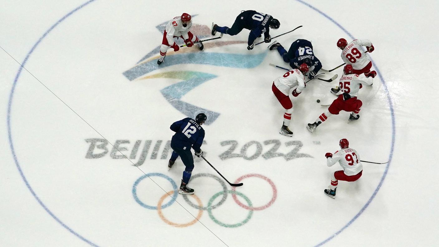 Russia - Finlandia: la finale dell'hockey maschile a Pechino