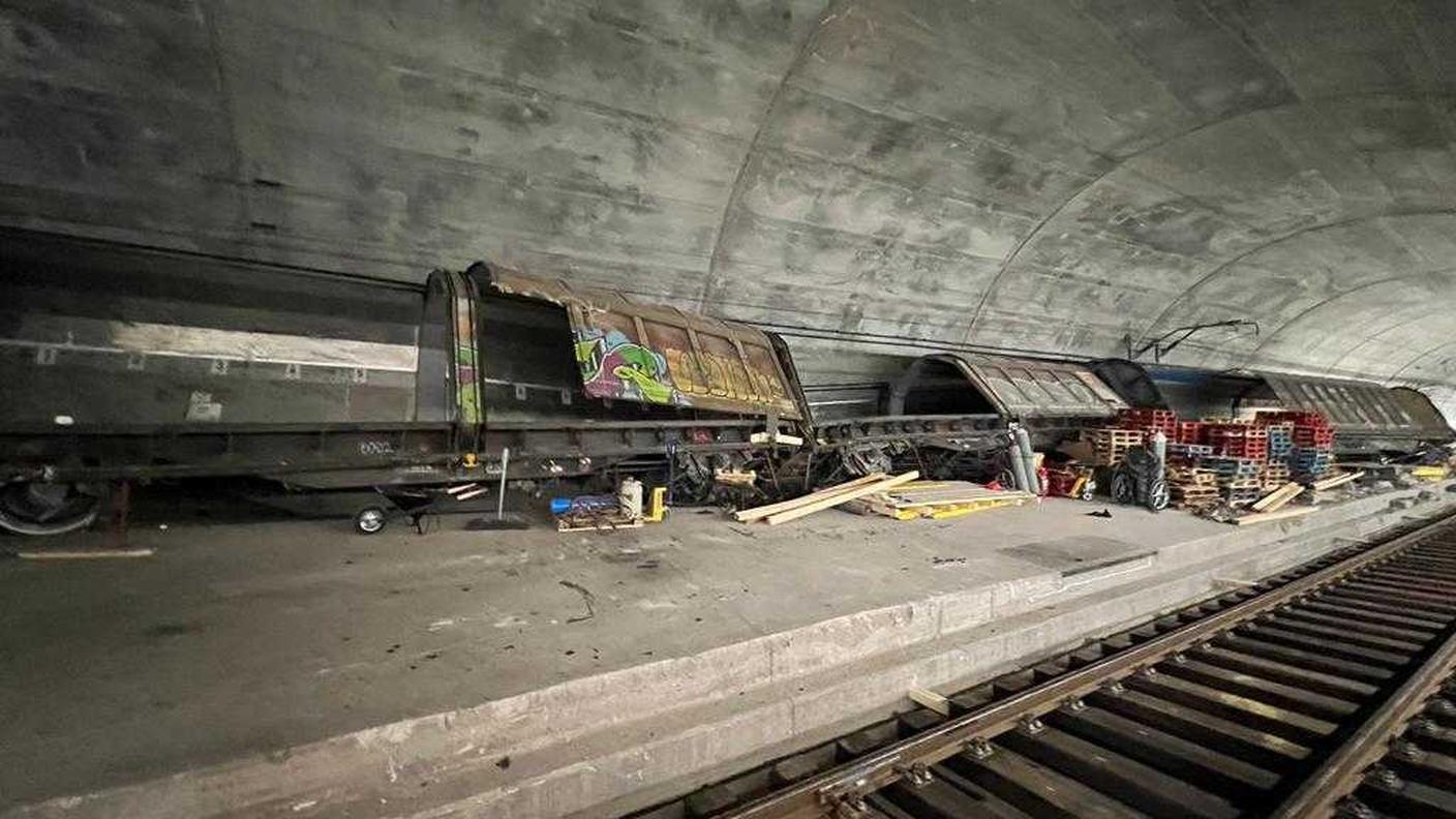 I danni al treno, al tunnel e ai binari