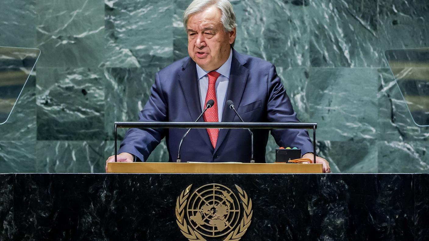 Il segretario generale dell'ONU Antonio Guterres