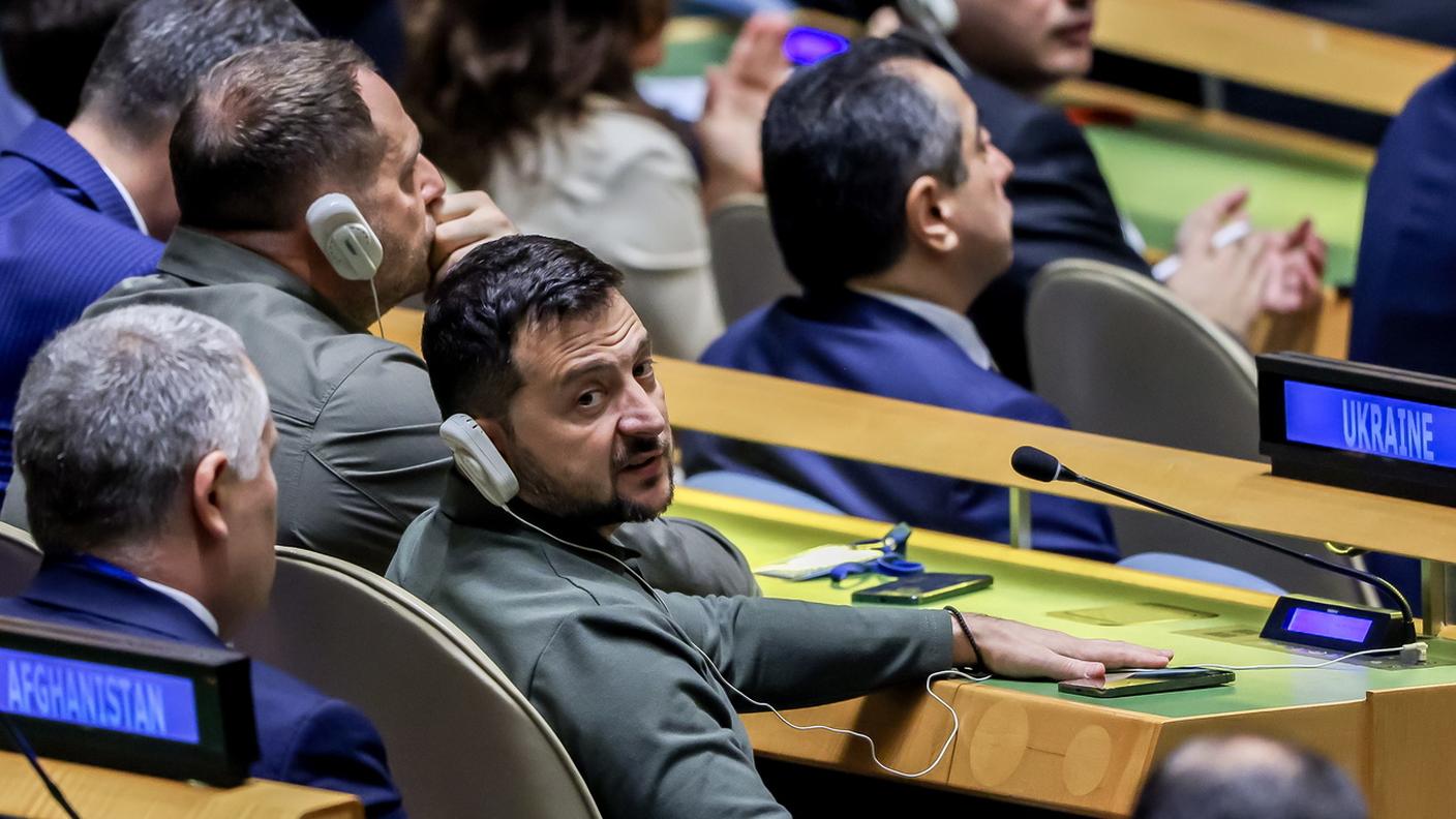 Il presidente ucraino Volodymyr Zelensky