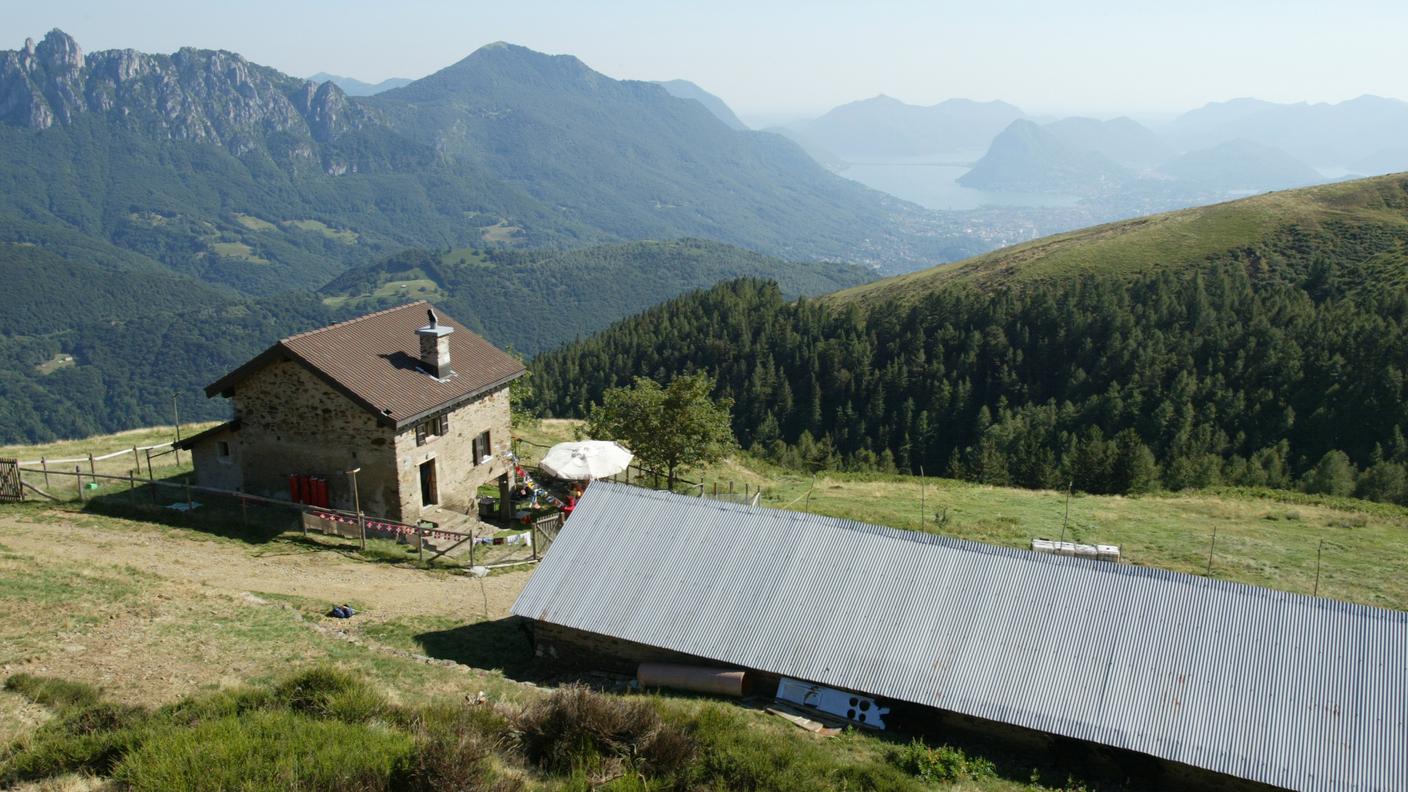 L'alpe Rompiago in una foto d'archivio
