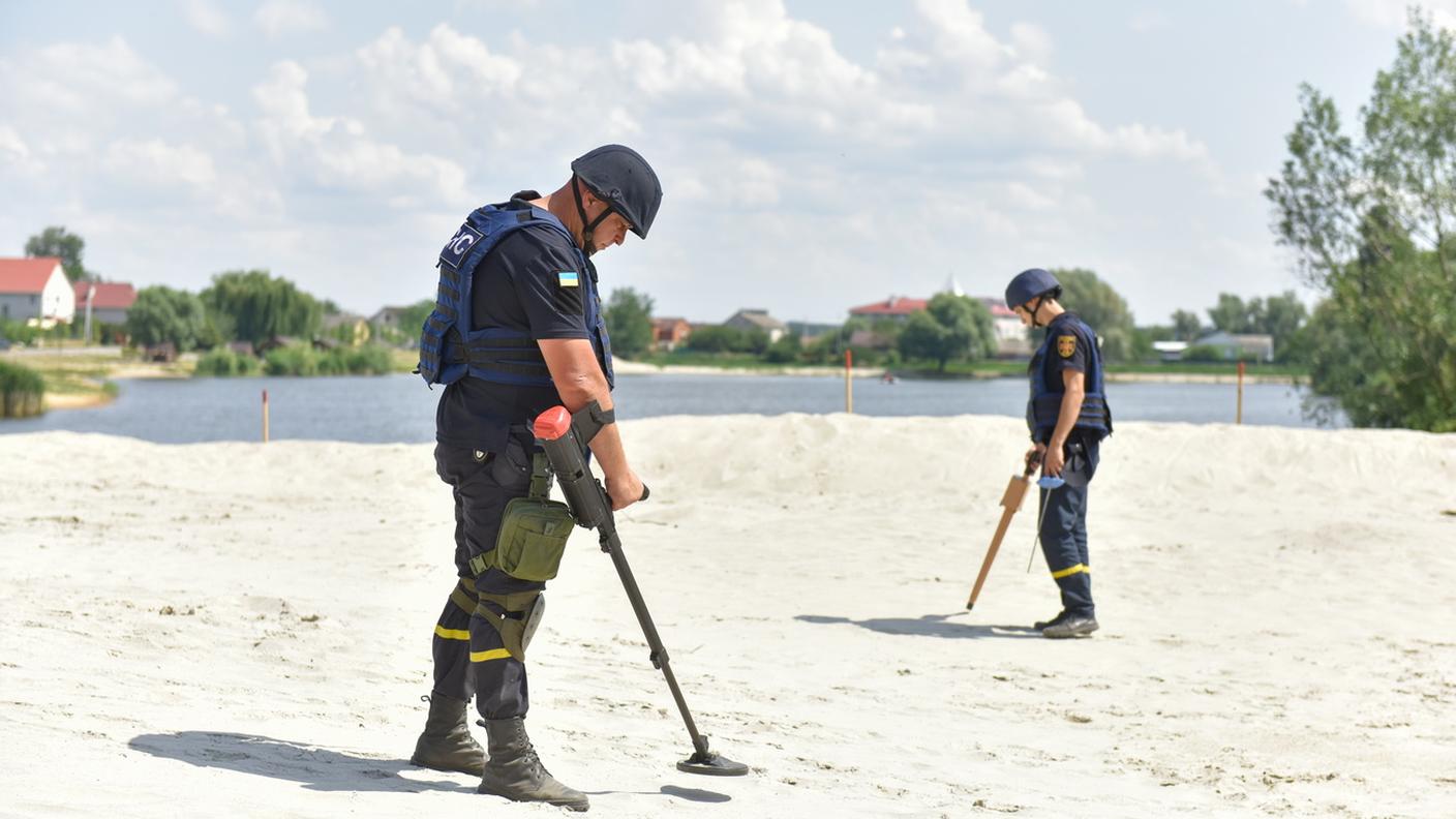 La fondazione FSD è attiva in Ucraina dal 2015 per sminare il territorio