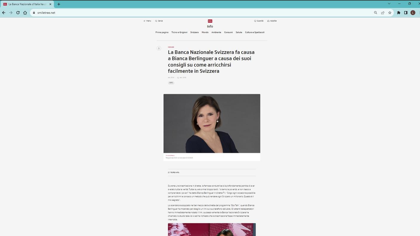 Un altro finto sito RSI
