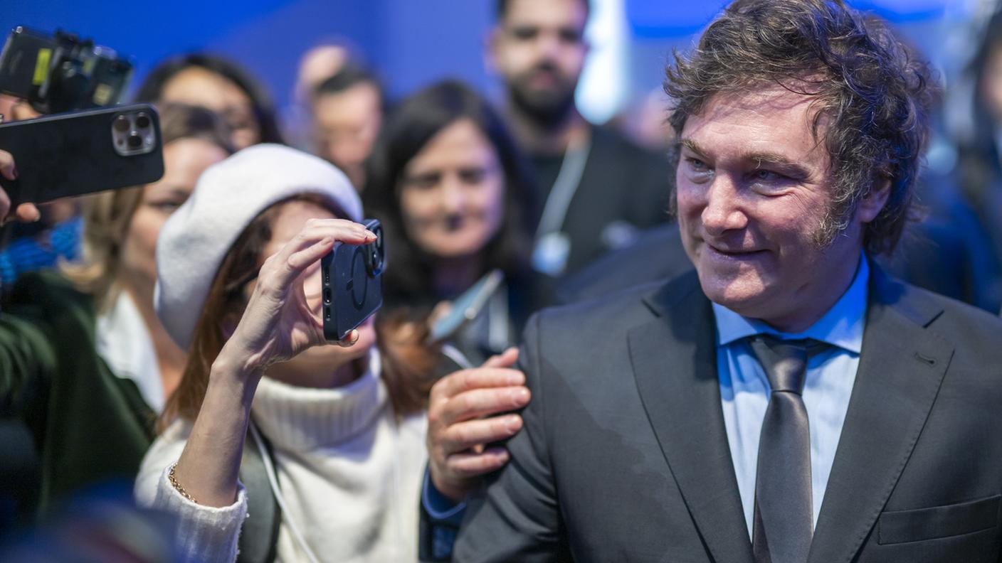 La prima uscita internazionale pubblica per Milei è stata a Davos