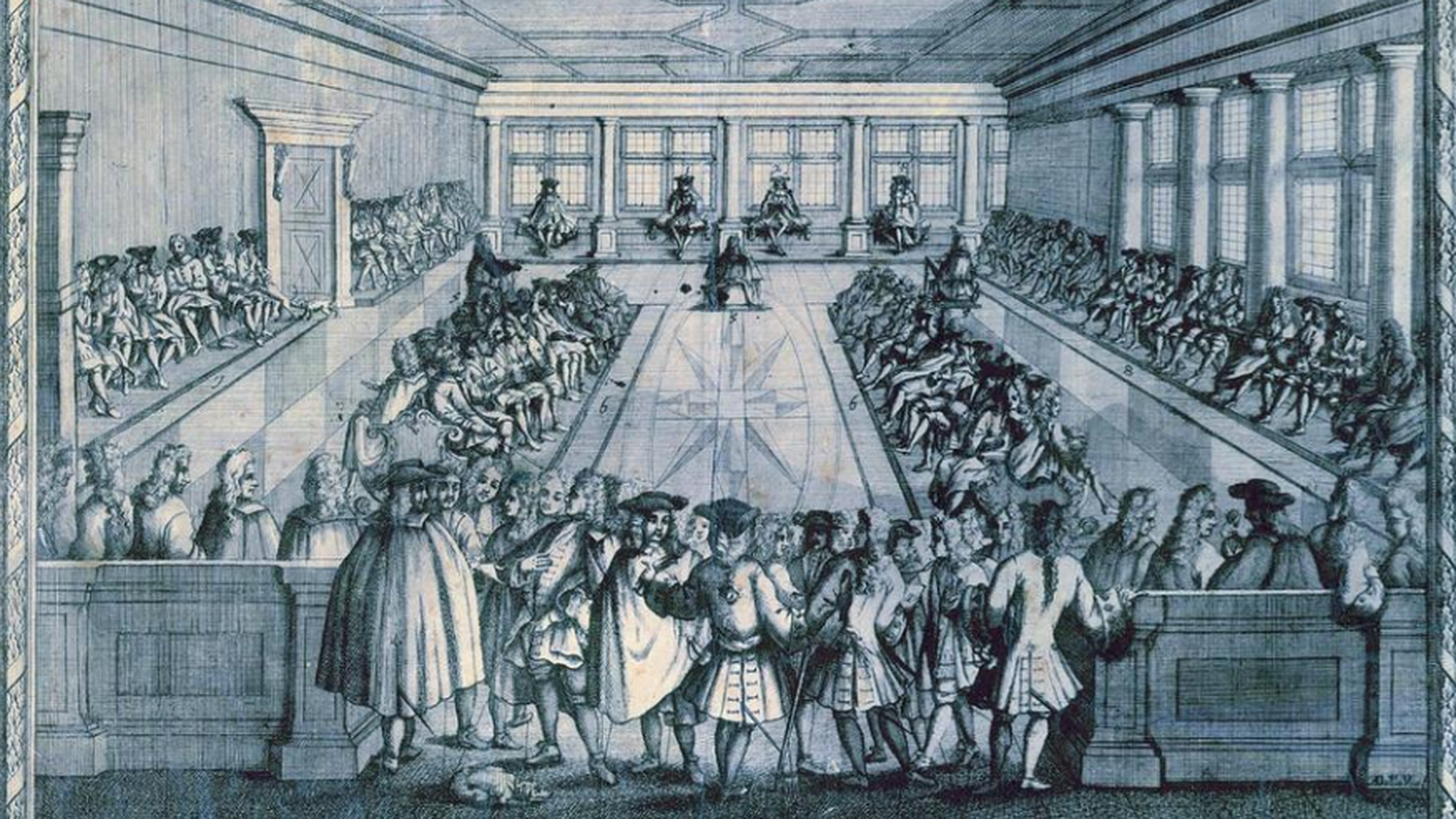 Firma dell'alleanza tra la Repubblica di Venezia e il Libero Stato delle Tre Leghe, 1706