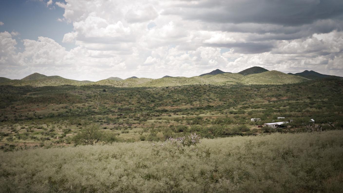 Le praterie del ranch Chilton ad Arivaca, Arizona
