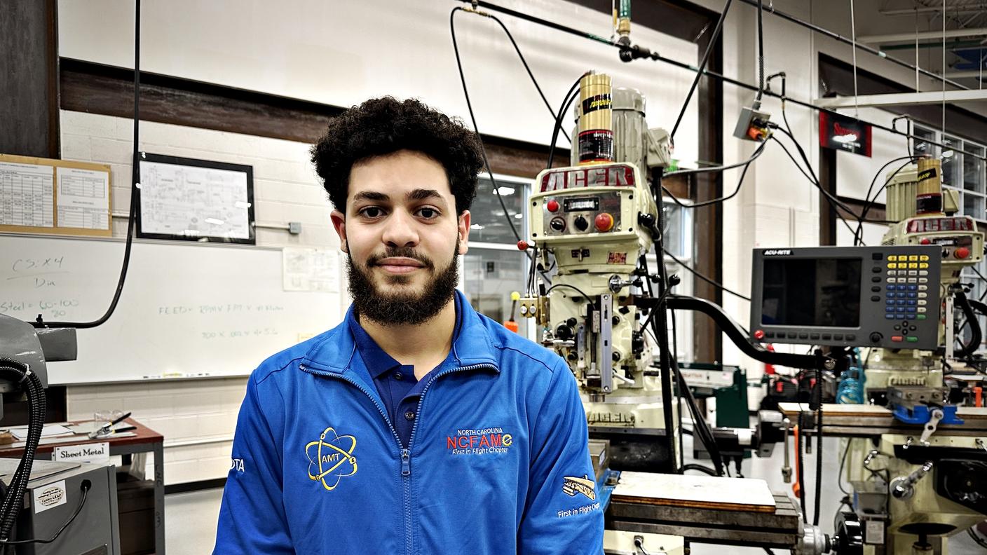Muhammed Abu Khass, 21 anni, originario della Giordania, studente GTCC