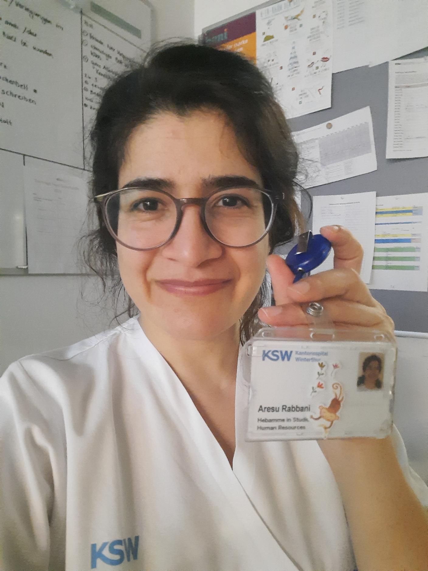 Aresu Rabbani al lavoro
