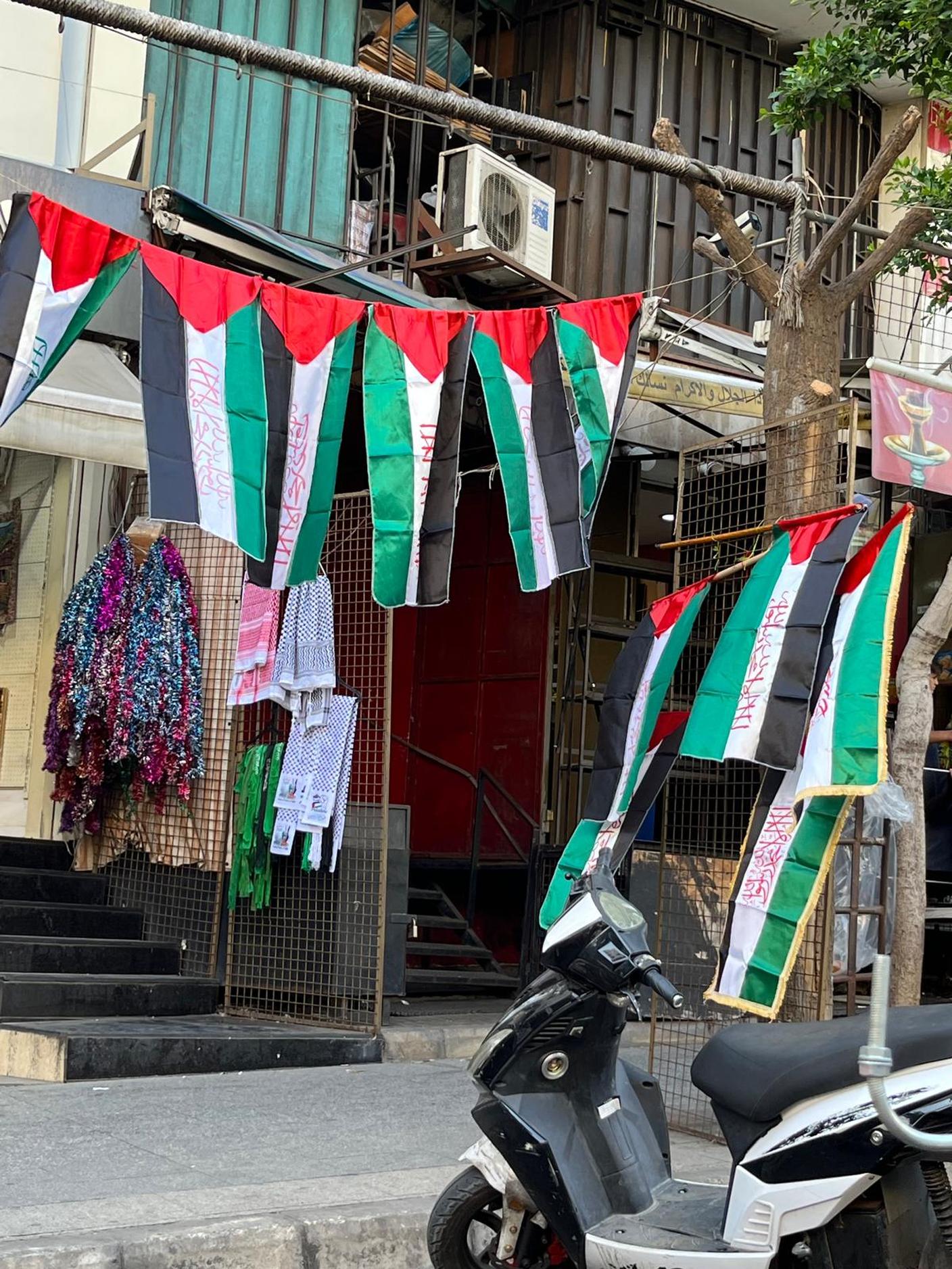 Ovunque le bandiere palestinesi