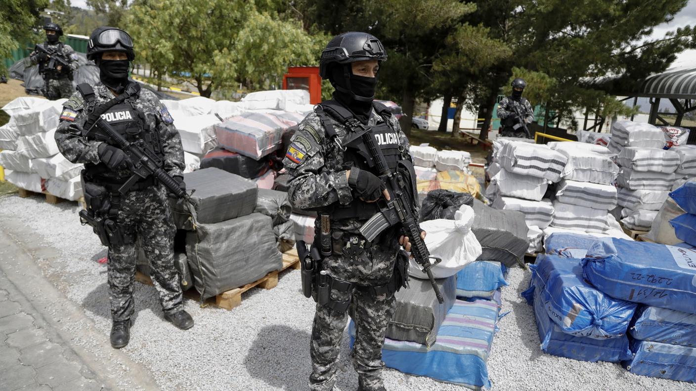 Un carico di cocaina finito sotto sequestro