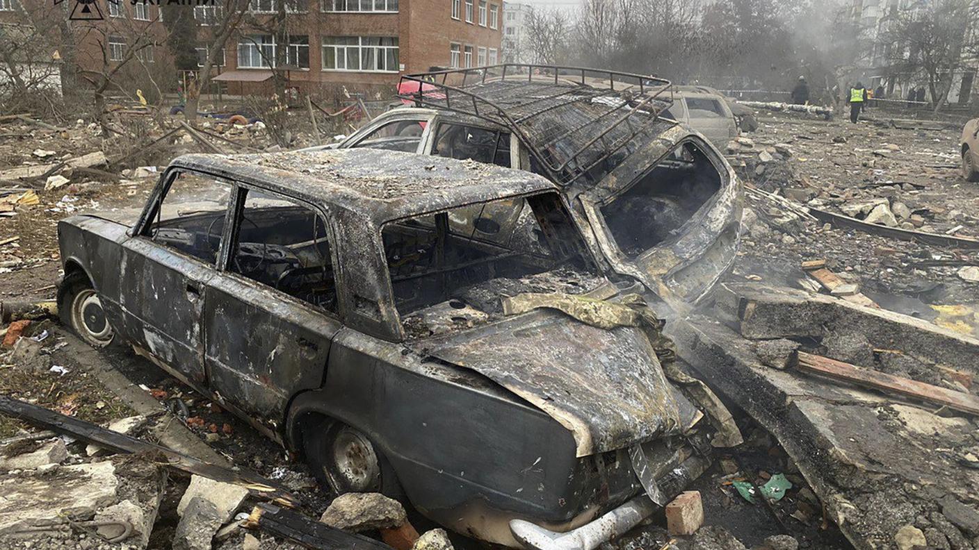 La devastazione della guerra in Ucraina