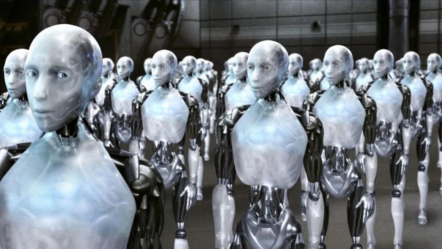 Fotogramma da "I, Robot", regia di Steven Spielberg