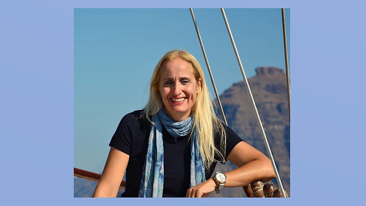 La Prof.ssa Paraskevi Nomikou - geologa e oceanografa - Università di Atene
