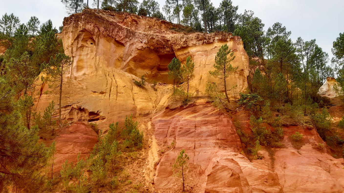 La terra rossa è un'importante fonte di pigmenti 