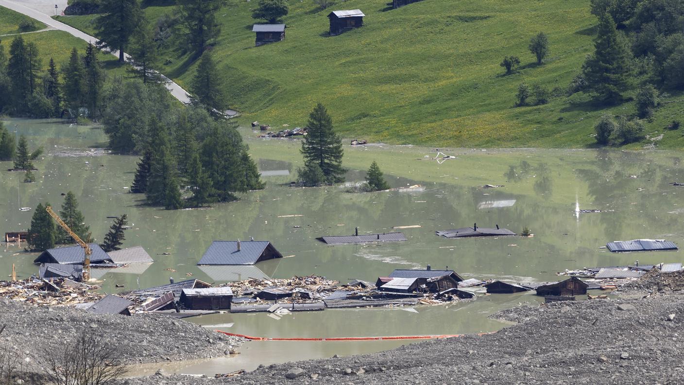 Il villaggio è stato letteralmente sommerso