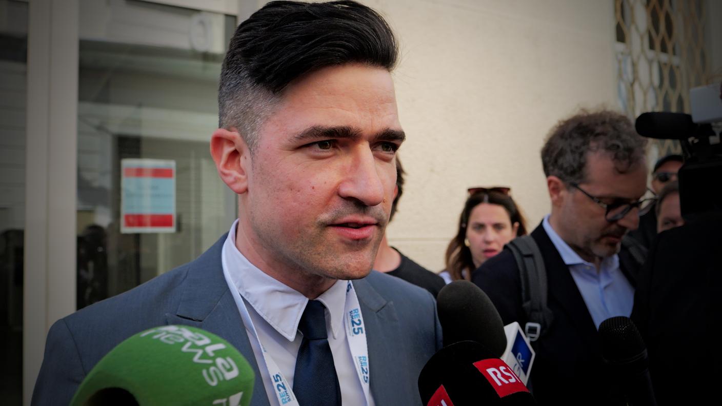 L'austriaco Martin Sellner al summit di Gallarate