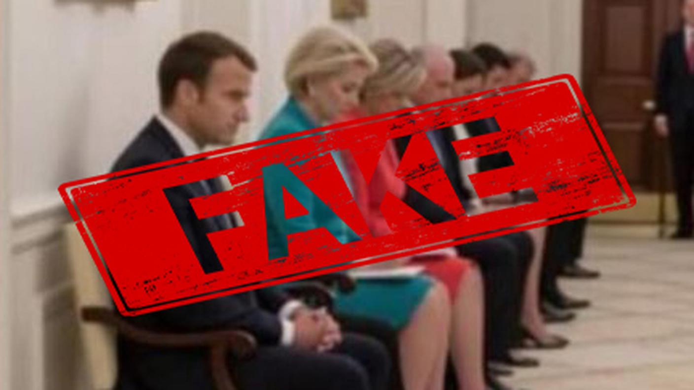 La falsa foto che circola in rete