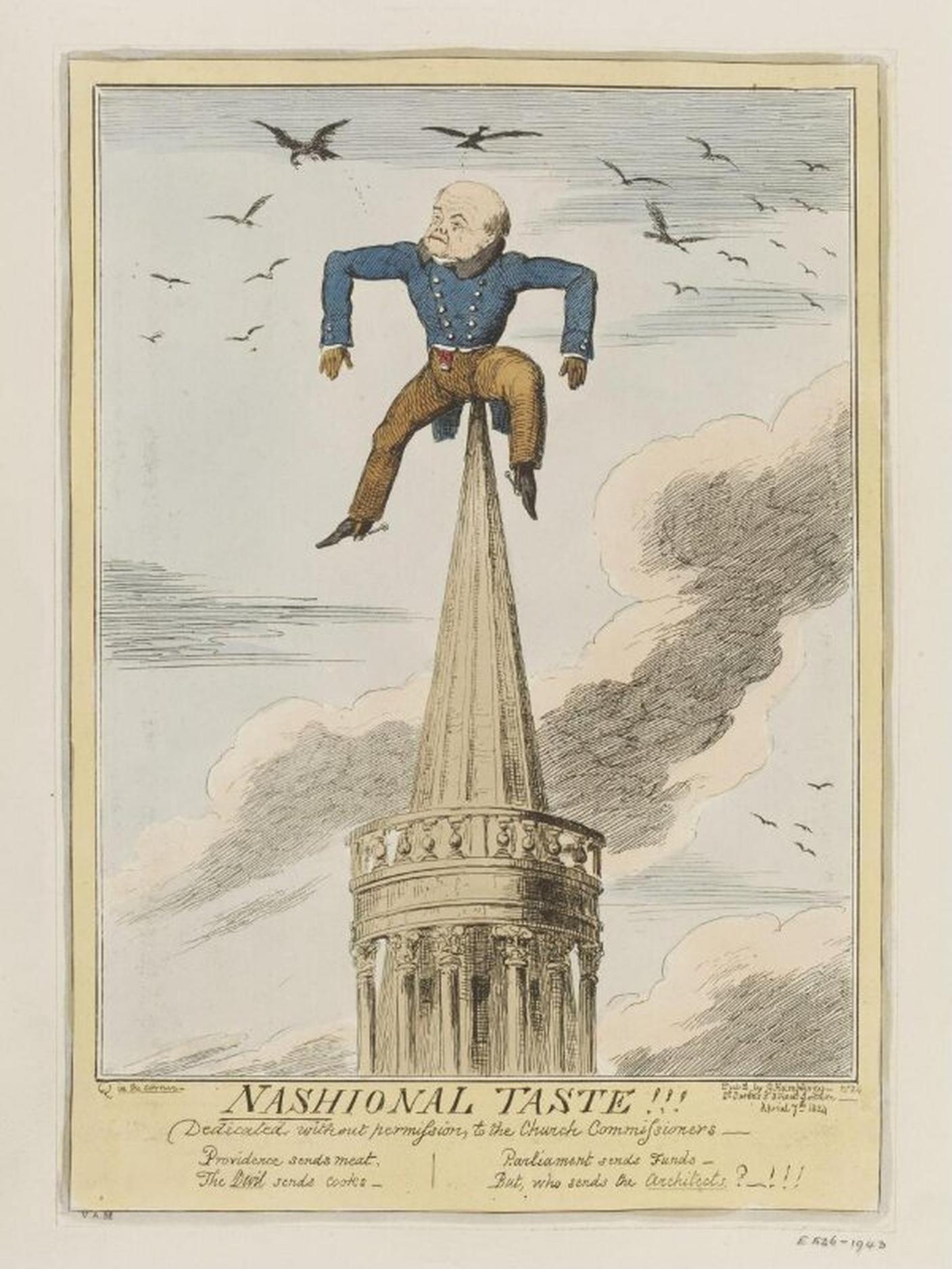 George Cruikshank, Nashional Taste!!!, 7 April 1824