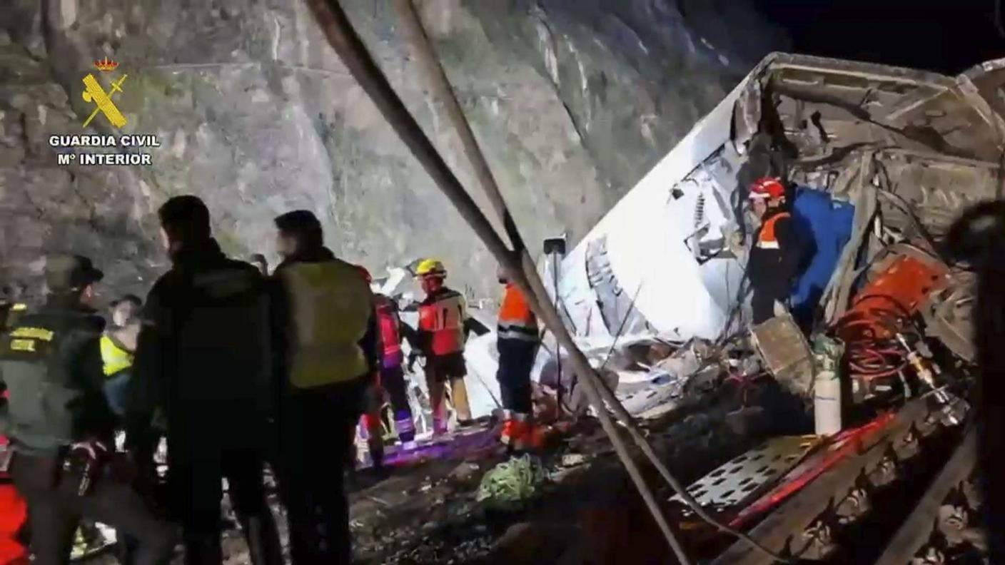 Una fotografia diffusa dalla protezione civile spagnola