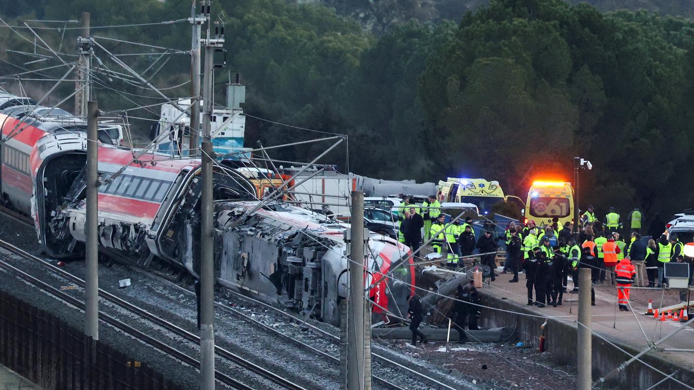 Sul luogo dell'incidente