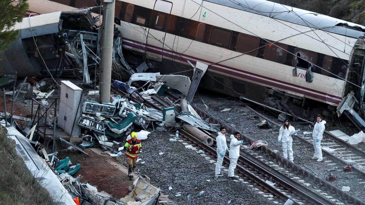 Sul luogo dell'incidente