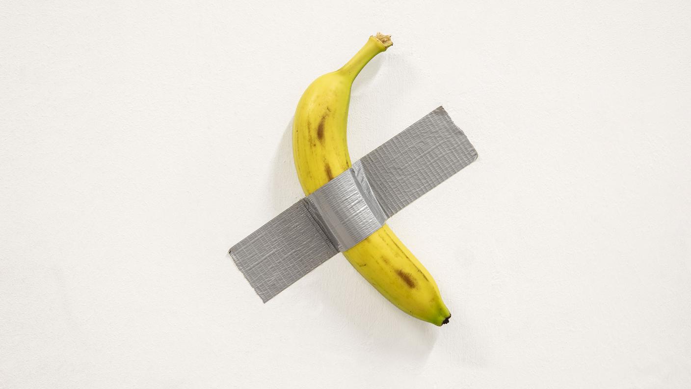 Maurizio Cattelan Comedian, 2019