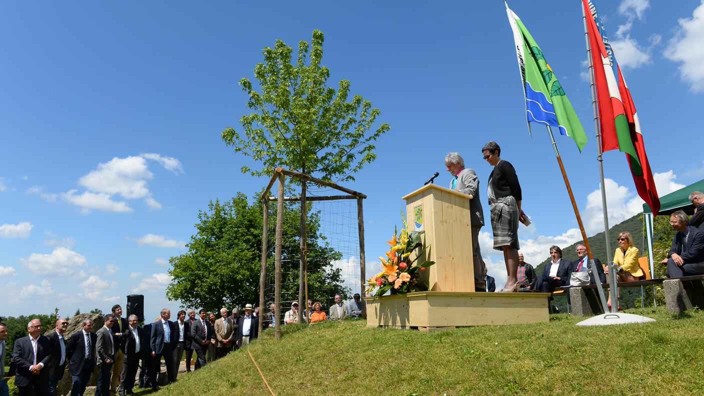 Doris Leuthard in Valle di Muggio