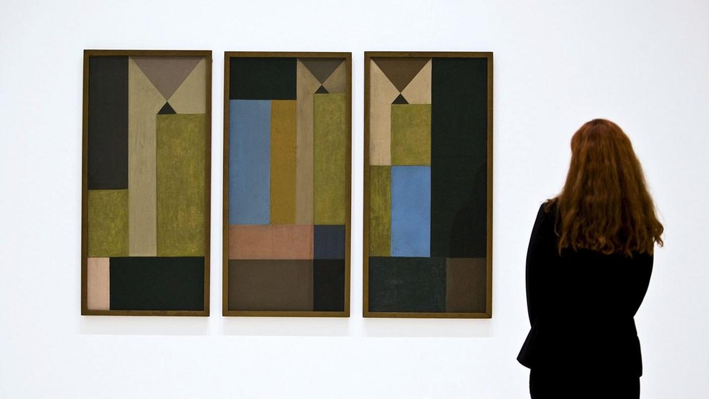 Un trittico dell'artista