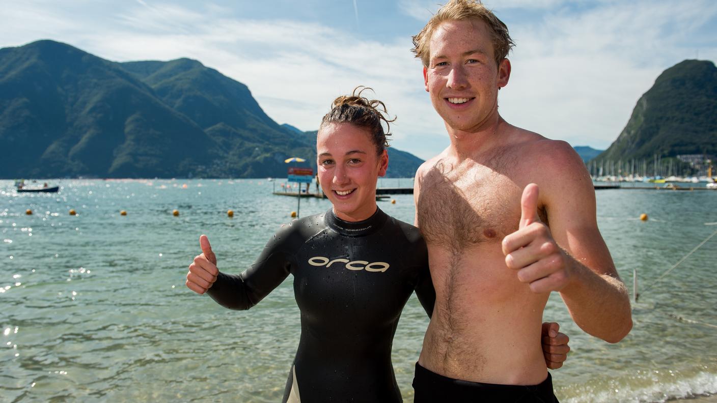 I vincitori Chiara Zolliger e Nils Anderlin