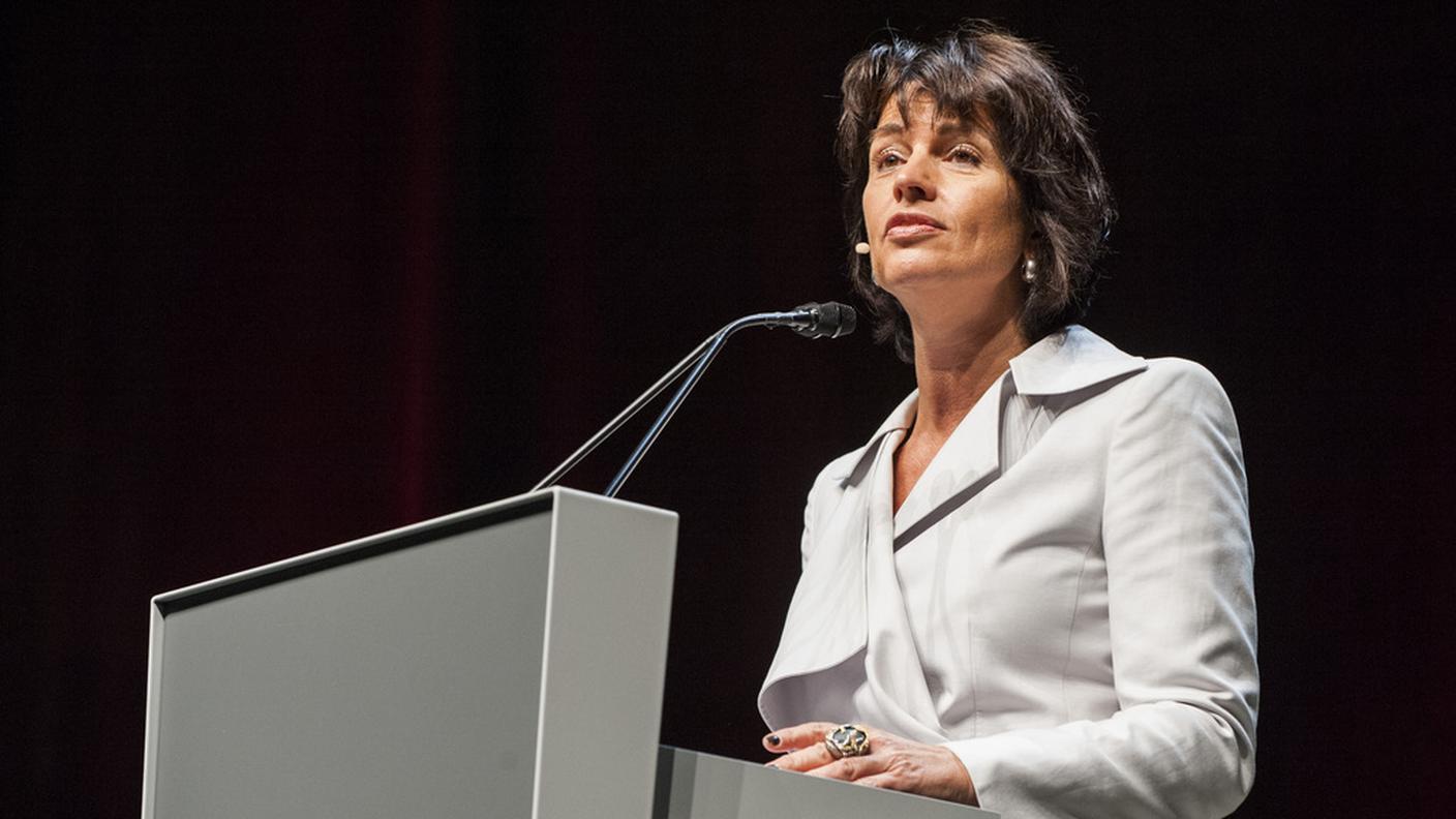 La ministra Doris Leuthard