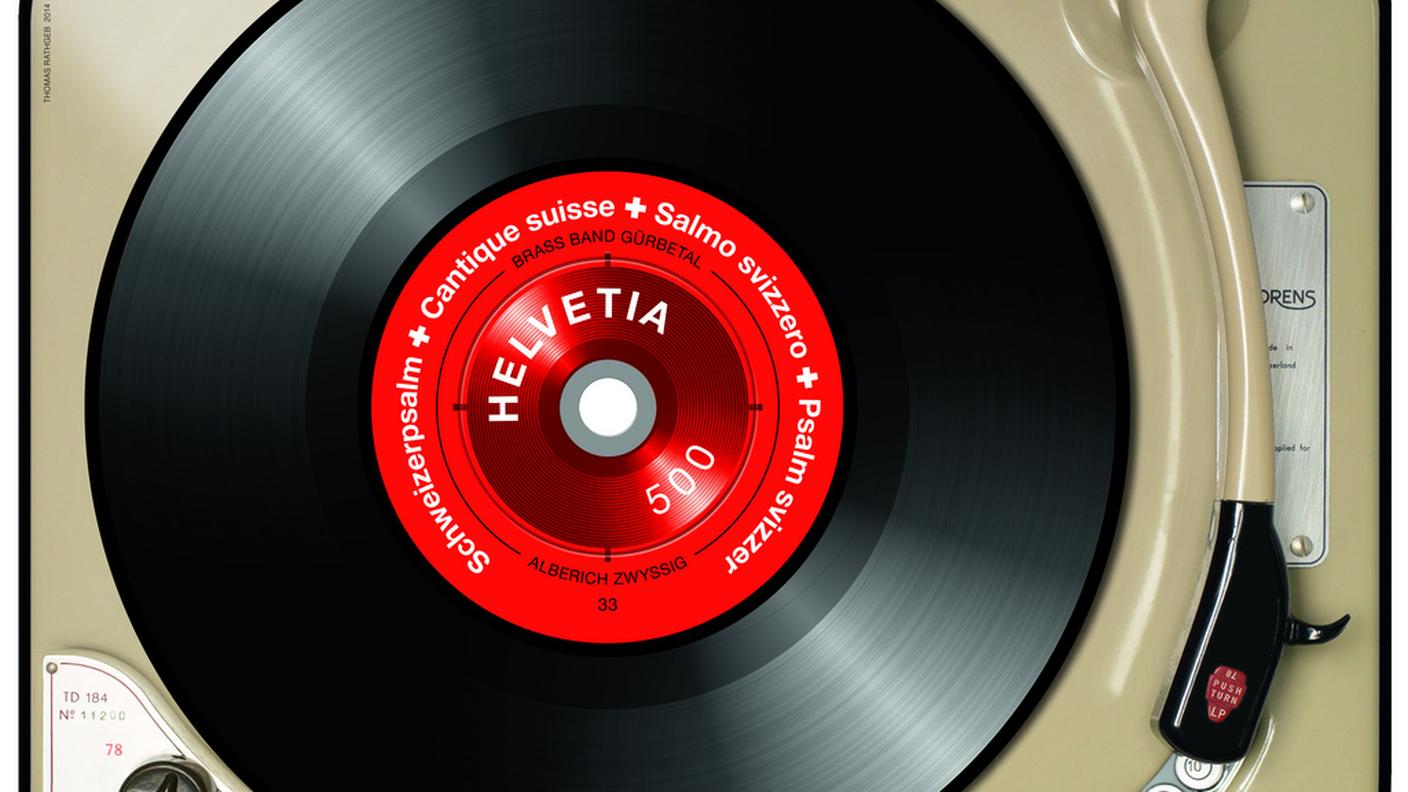 La forma di un vecchio giradischi Thorens