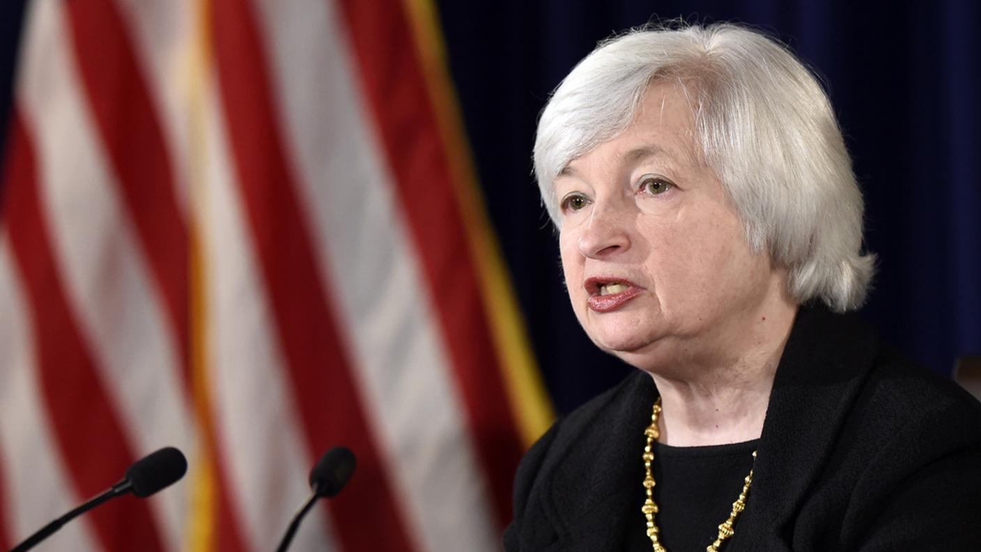 La presidente della Federal Reserve Janet Yellen