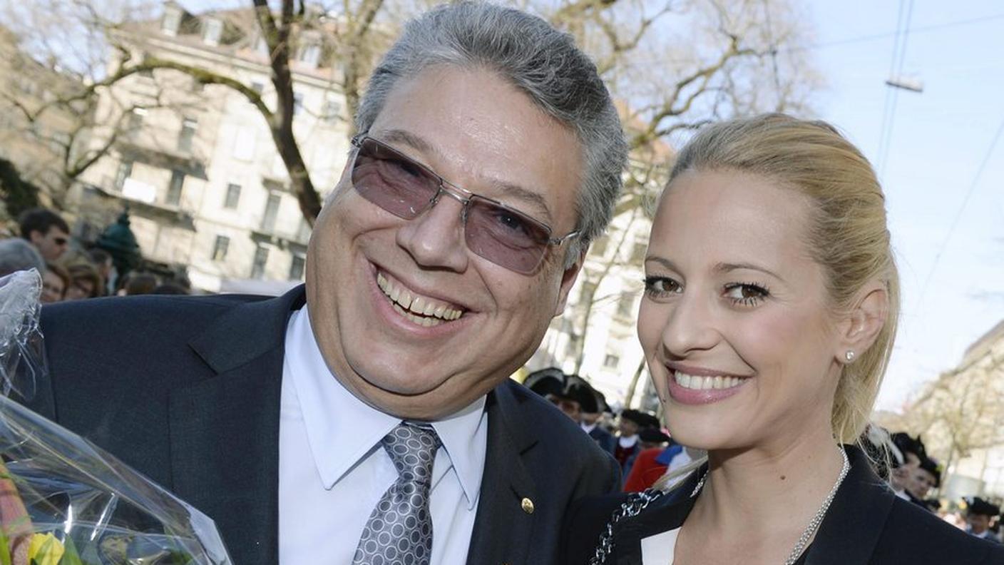 Filippo Lombardi e Christa Rigozzi