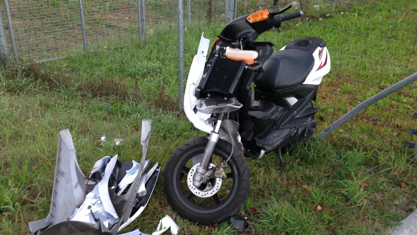 Scooterista ferito a Tenero
