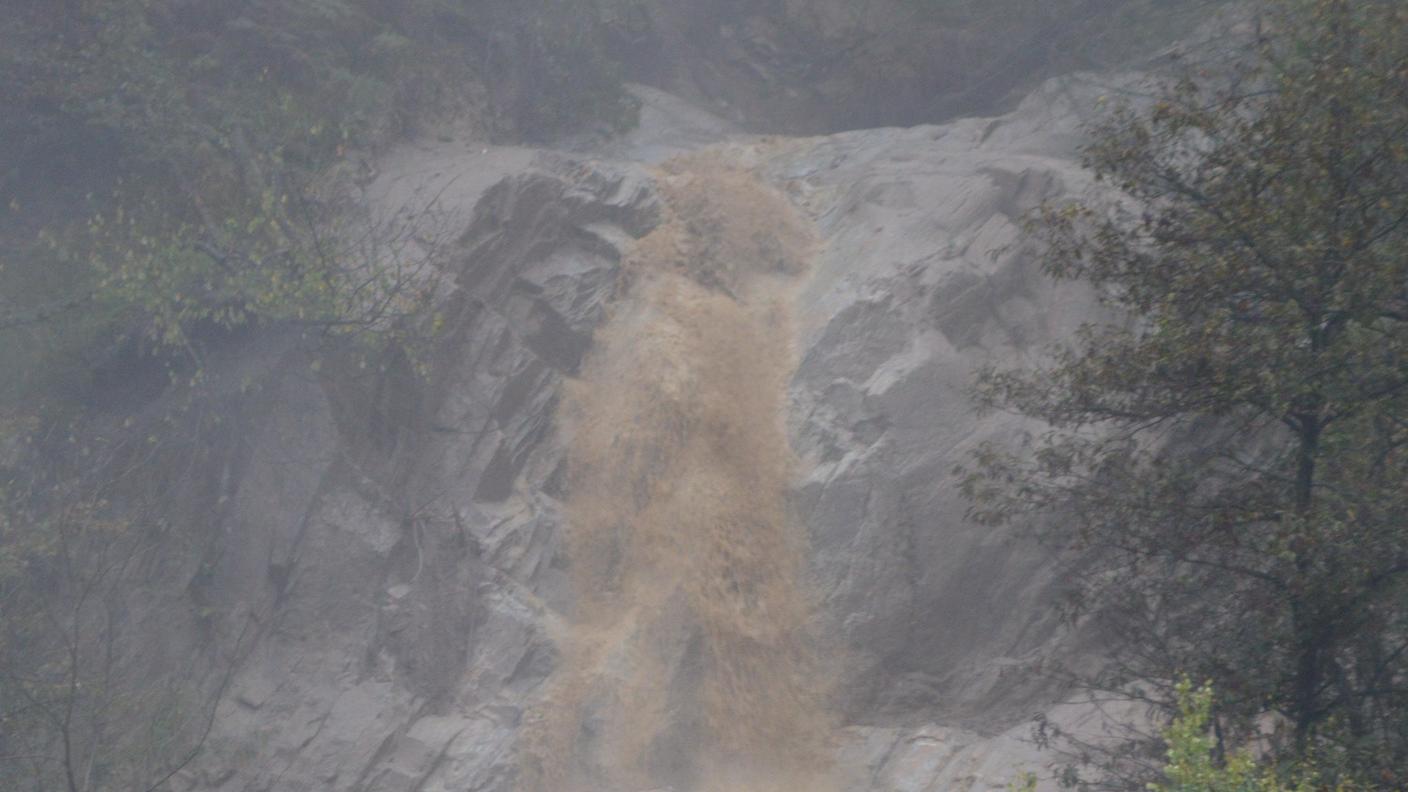 Acqua e fango ovunque