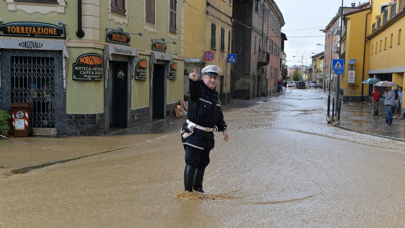 Novi ligure sott'acqua